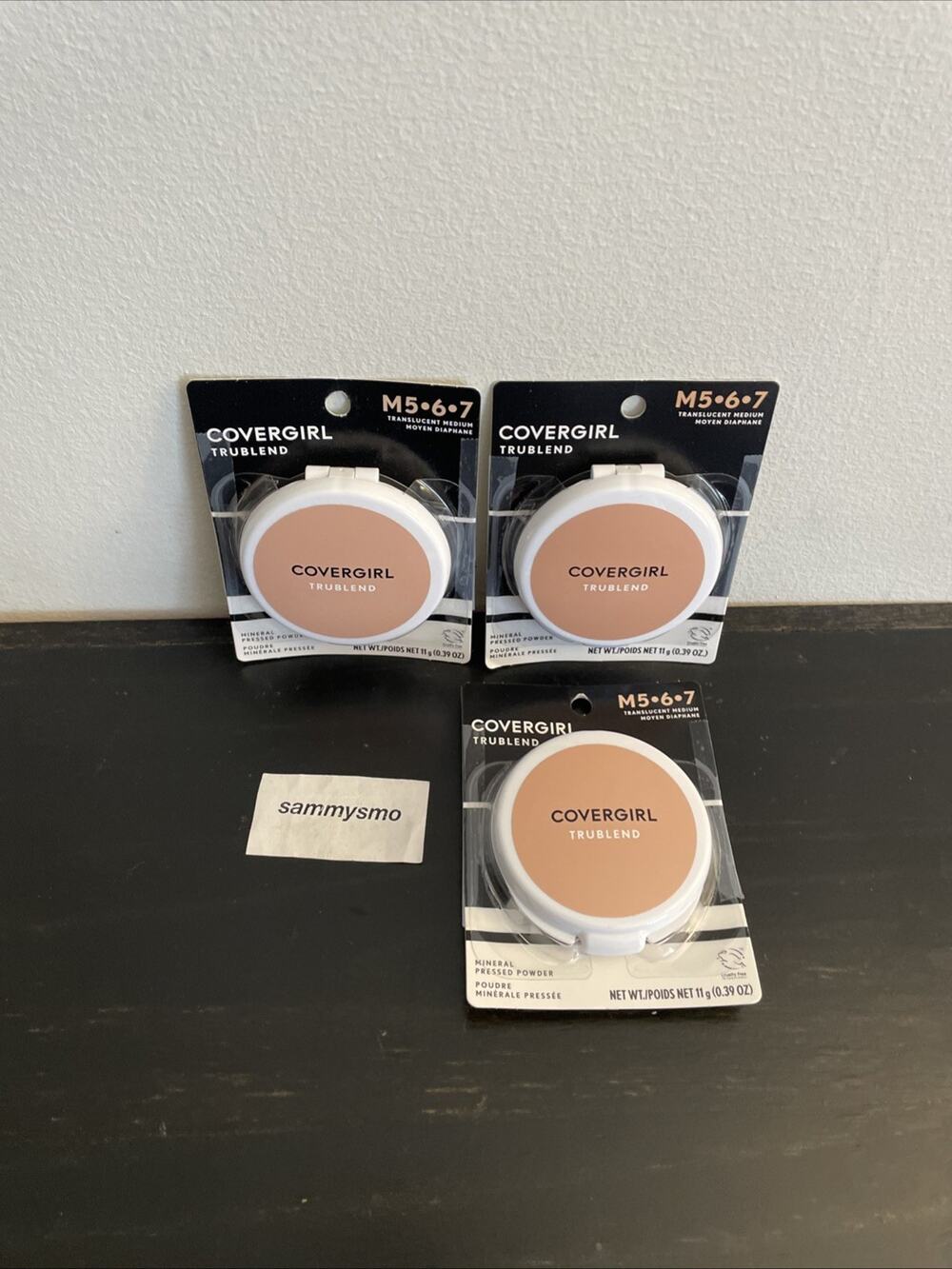 CoverGirl TruBlend Mineral Pressed Powder Translucent Medium M 5 6 7 x3 SEE DESC